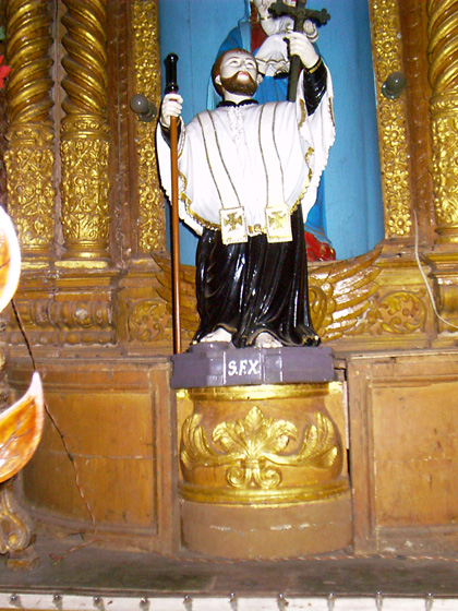聖ピオ十世会インドの修道院、聖フランシスコ・ザベリオの聖像