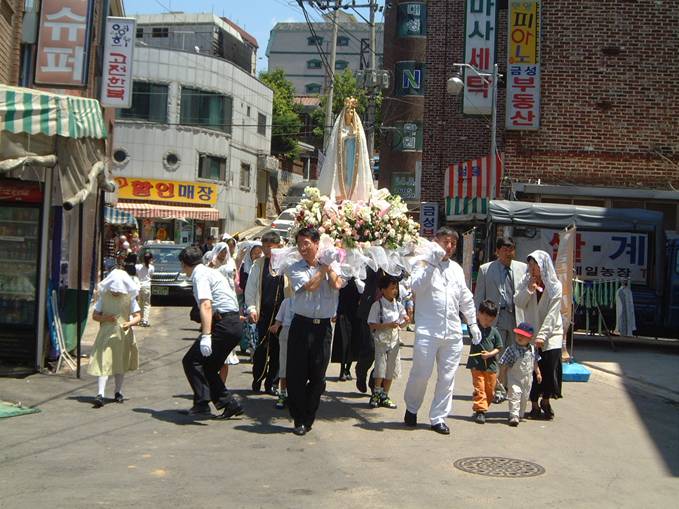 韓国・聖母行列