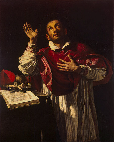 聖カルロ・ボロメオ、オラジオ・ボルジアーニ（1610-1616作、イタリア）