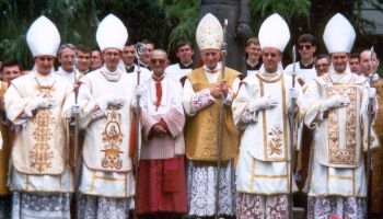 Archbishop Marcel Lefebvre, Bishop Antonio de Castro Mayer and the Four