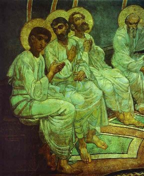 Mikhail Vrubel / Pentecost / 1884. Fresco. Church of St. Cyril, Kiev, Ukraine.