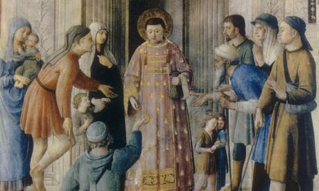 St Lawrence Distributing Alms, FRA ANGELICO