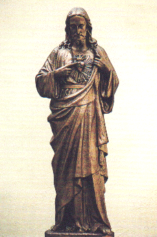イエズスの聖心神学校のイエズスの聖心像、ツァイツコーフェン（ドイツ）